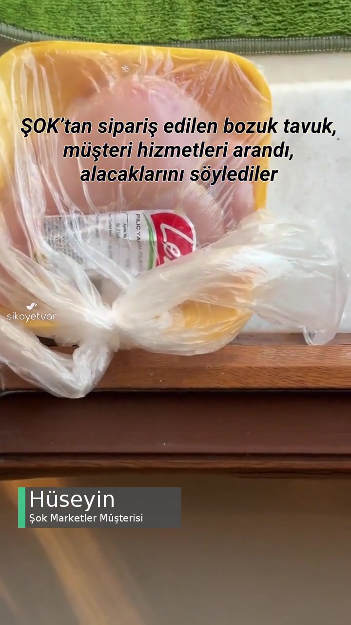 Cepte Şok'tan Sipariş Edilen Bozuk Tavuk! videonun kapak resmi