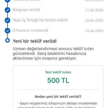 Cihaz Değerlendirmesinde Fiyat Şoku: Başta Verilen Tekliften Uzak Rakam
