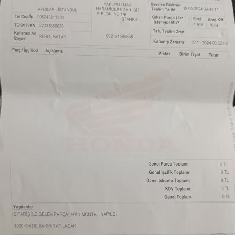 Honda Activa'da Motor Arızası Ve Garanti Reddi Mağduriyeti