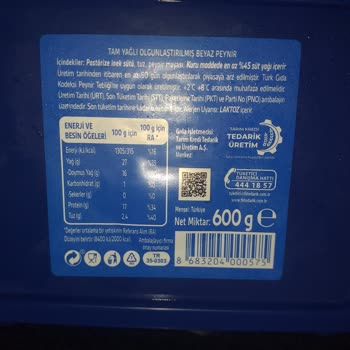 Satın Aldığım Peynirde Koku Ve Tat Değişimi Yaşadım