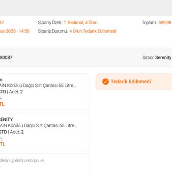 Sipariş İptali Sonrası Mağduriyet Ve Yetersiz Müşteri Desteği