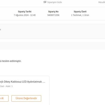 ES92 Model Şarjlı Süpürgede Arıza Ve Müşteri Hizmetlerinden Yanıtsızlık