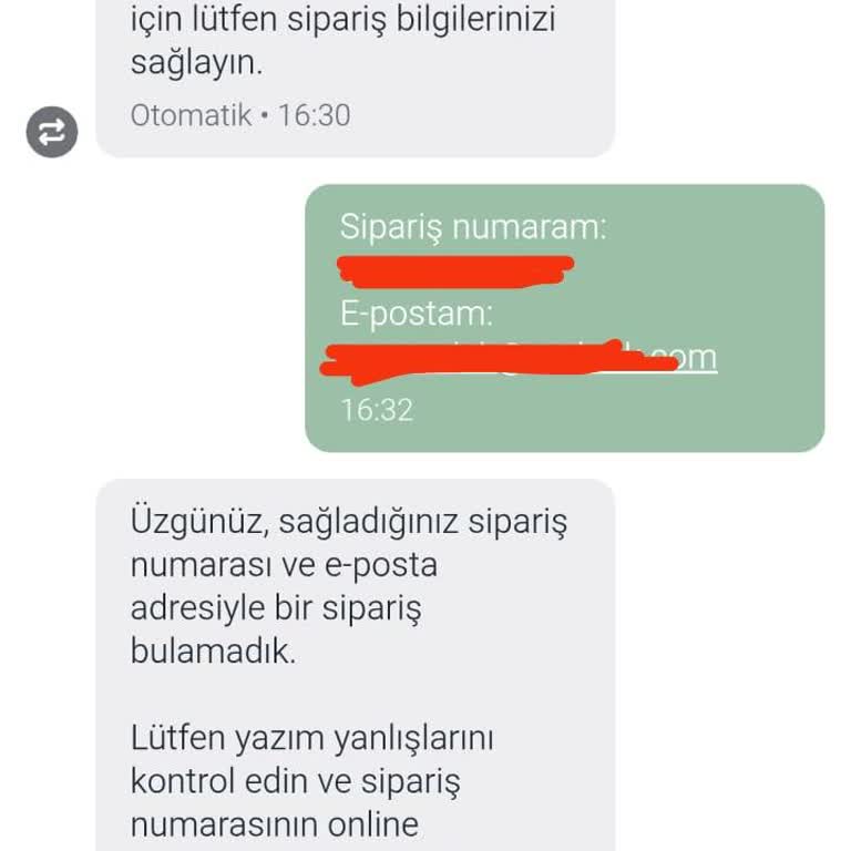Sipariş Bilgisi Verilmedi, Ödeme Sonrası Mağduriyet Yaşadık