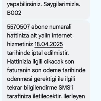 Abonelik İptali Sonrası Haksız Faturalandırma Ve İletişim Sorunu