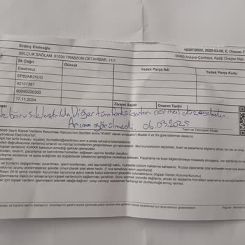 Yeni Aldığım Dikey Süpürgede Sürekli Arıza Ve İade Sorunu