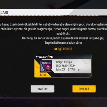 Haksız Ban Nedeniyle Mağduriyetimin Giderilmesini Talep Ediyorum