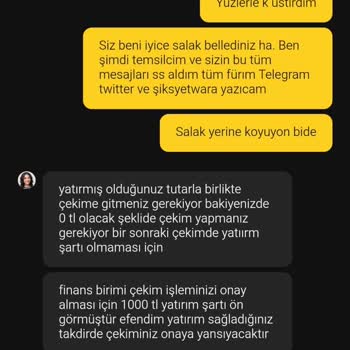 Kazancımın Ödenmemesi Ve Ek Yatırım Talebiyle Karşılaştım