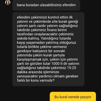 Kazancımın Ödenmemesi Ve Ek Yatırım Talebiyle Karşılaştım