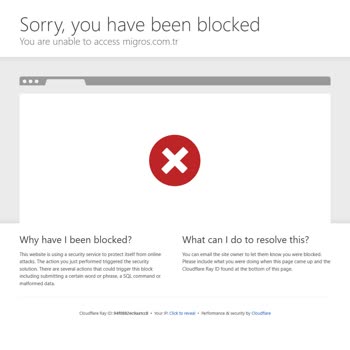 Migros Online Alışveriş Sitesine Erişim Engeli Ve Cloudflare Sorunu
