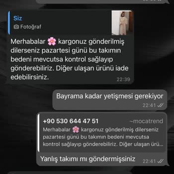 Yanlış Ürün Gönderildi Siparişim Hala Ulaşmadı