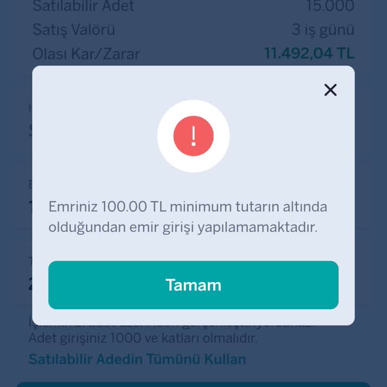 TEB Portföy Serbest Fon Satışında Sistemsel Hata Ve Mağduriyet