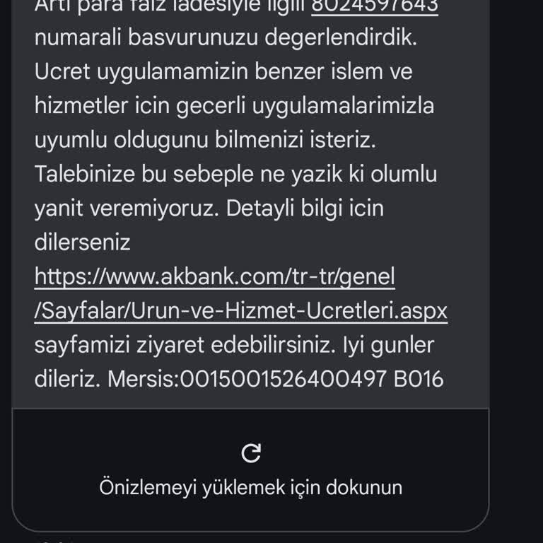 Sistem Hatası Nedeniyle Haksız Faiz Yansıtıldı, İadesini Talep Ediyorum