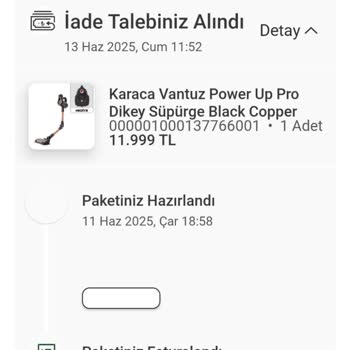 Karaca'dan Aldığım Süpürgenin Hediyesi Gönderilmedi, Müşteri Hizmetleri Yardımcı Olmadı