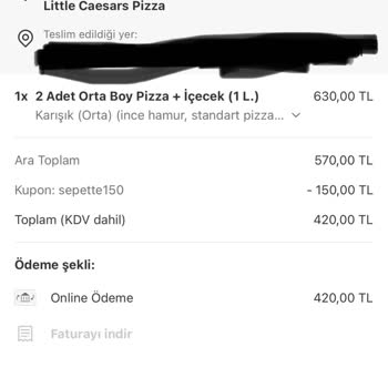 Teslim Edilmeyen Siparişe İade Ve Destek Sağlanmadı