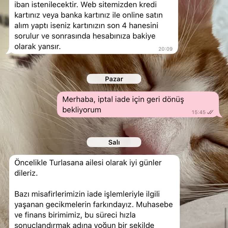 İptal Edilen Turun İadesi Yapılmadı Ve İletişim Sağlanamıyor