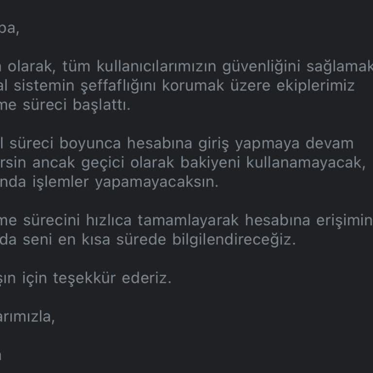 Papara Hesabım İncelemeye Alındı, Mağduriyetimin Hızla Giderilmesini İstiyorum