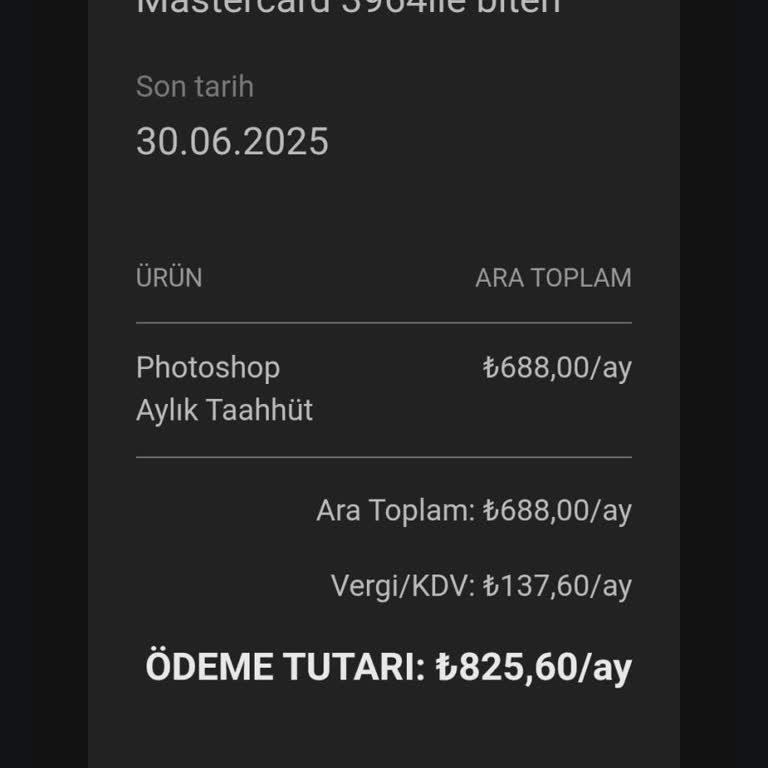 Kullanmadığım Adobe İçin İptal Engeli Ve Yüksek Ücret Talebi