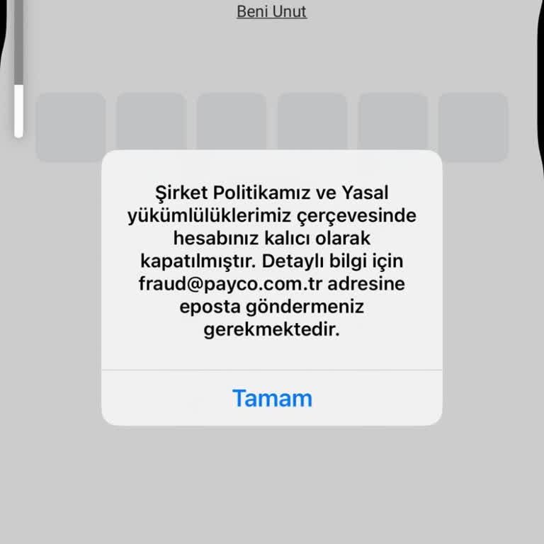 Hesabım Kapandı, 32.000 TL Bakiyem İade Edilmedi