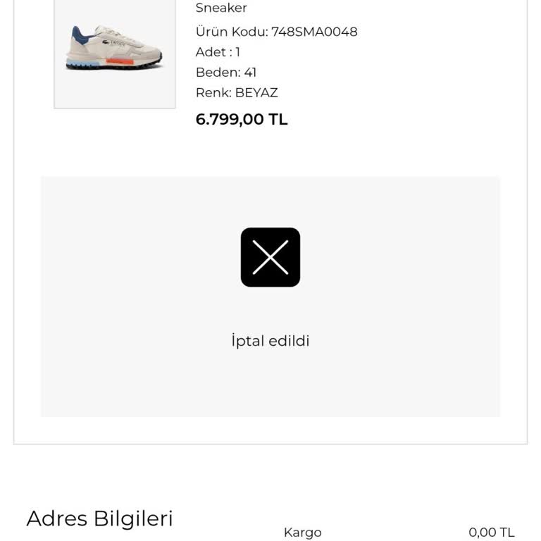 Stokta Olmayan Ürünün Satışa Sunulması Ve Sipariş İptali