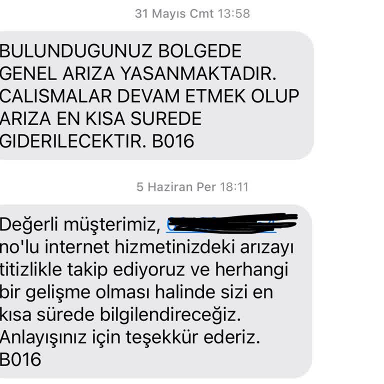 İki Aydır Süren İnternet Kesintisi Mağduriyetim
