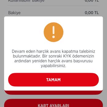 KYK Harçlık Avansım Bir Aydır Tekrar Açılamıyor, Sürekli Aynı Hata Mesajı Çıkıyor