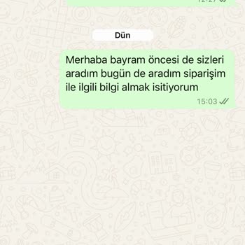 Sipariş Sonrası Muhatap Bulamamak