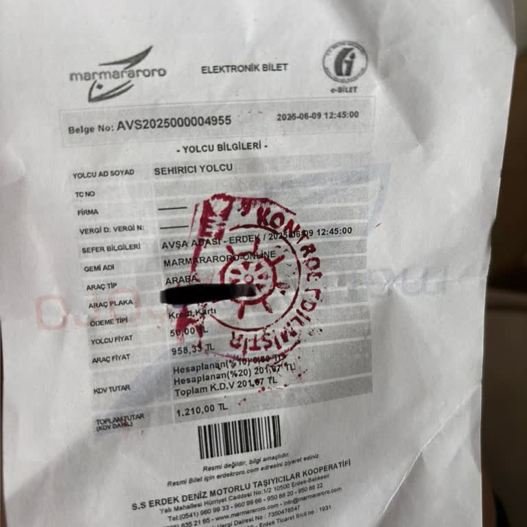 Marmara Roro Kapasite Aşımı Ve Mağduriyet