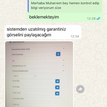 Kurulumda Hasar Gören Televizyon Ve Tanımlanmayan Ek Garanti Sorunu