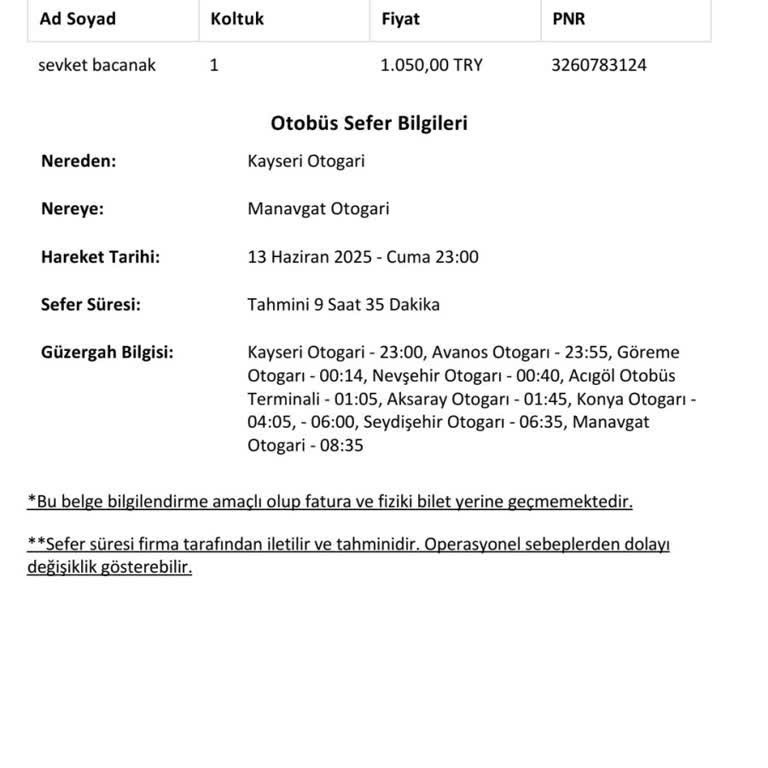 Sefer İptali Bilgilendirilmeden Öğrenildi