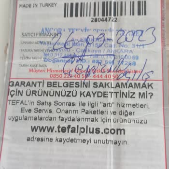 Tefal Kahve Makinesi Sorunu Garanti Kapsamında Çözülmüyor