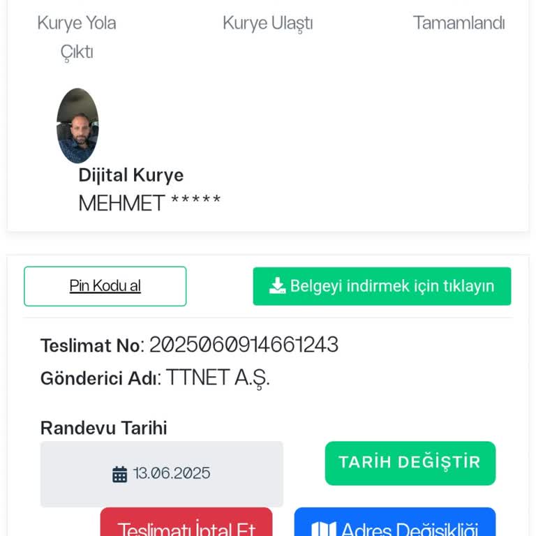 Türk Telekom Dijital Kurye Personelinin Saygısız Davranışı
