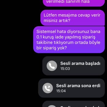 Siparişim Gönderilmedi, Param Da İade Edilmedi!