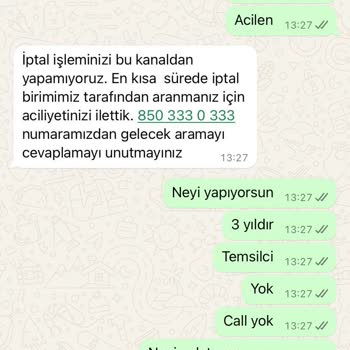Millenicom Müşteri Hizmetlerine Ulaşamama Ve Sorunun Çözülememesi