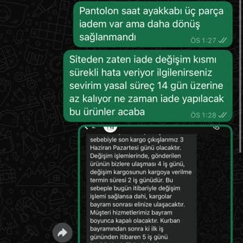 İade Kodu Beklerken Mağdur Oldum