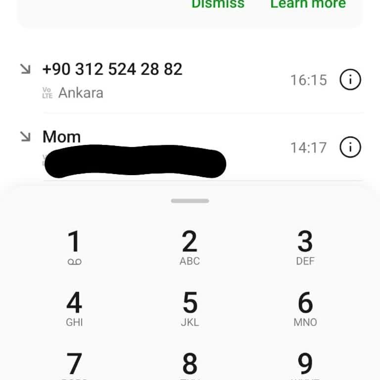 +90 (312) 524 28 82 Numarasından Şüpheli Arama Ve Sorumluluk Reddi