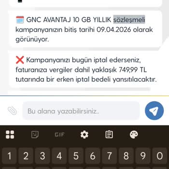 Kısa Sürede Yüksek Fatura Ve Cayma Bedeli Mağduriyeti