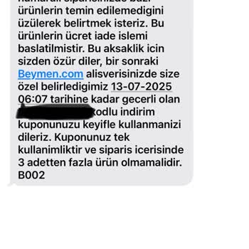 Siparişin Temin Edilememesi Ve Telafi Çekinin Kısıtlı Kullanımı Mağduriyet Yaratıyor