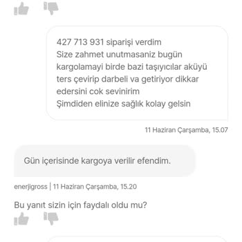 Hepsiburada'da Ertesi Gün Teslimat Sözü Yerine Getirilmedi
