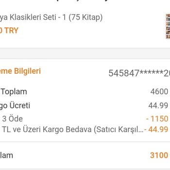 Trendyol 4 Al 3 Öde Kampanyasında Eksik Ürün Ve İlgisiz Müşteri Hizmetleri