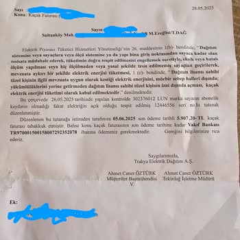 Tredaş'tan Habersiz Kaçak Faturaya Ve Kötü Hizmete Tepki