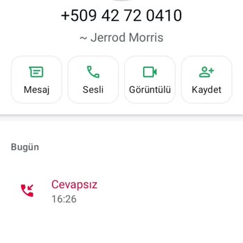 Bilinmeyen Ülkeden Gelen WhatsApp Aramasıyla Güvenliğim Tehdit Edildi