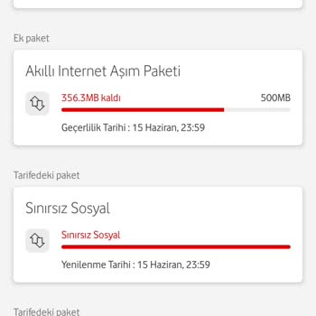 Sosyal Medya Sınırsız Paketimden İnternet Tüketimi Yapılmıyor, Hatalı Faturalandırma Ve Yetersiz Müşteri Hizmeti