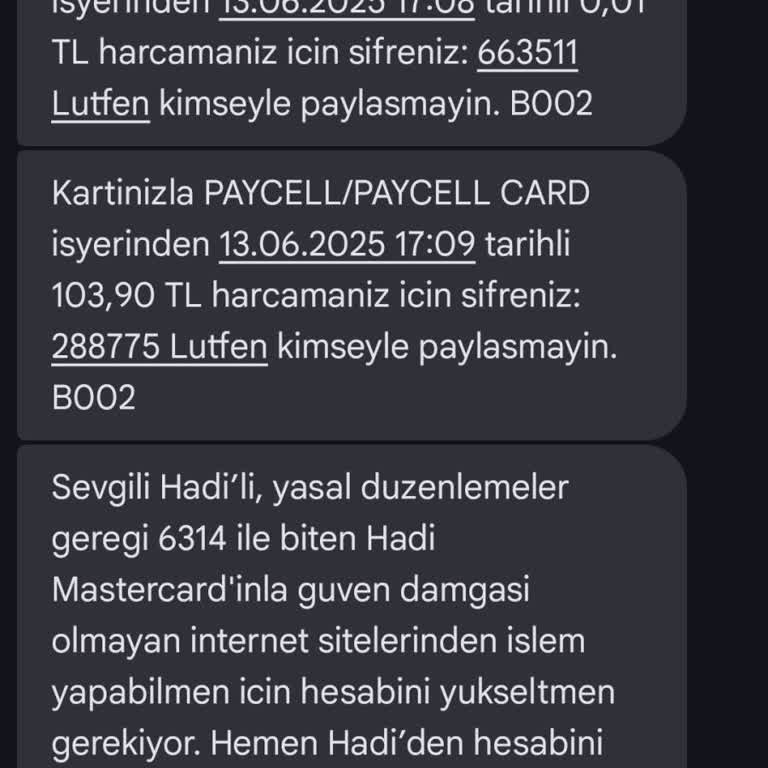 18 Yaş Altı Uyarısı Nedeniyle Kartımdaki Paraya Erişemiyorum