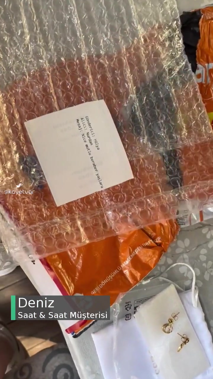 Saat & Saat Guess Küpe Ambalajsız Geldi! videonun kapak resmi