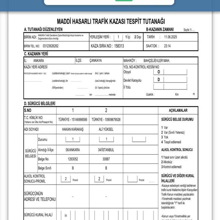 Martı TAG Yolcu Kaynaklı Kaza Sonrası Destek Alamama Ve Hesabın Askıya Alınması