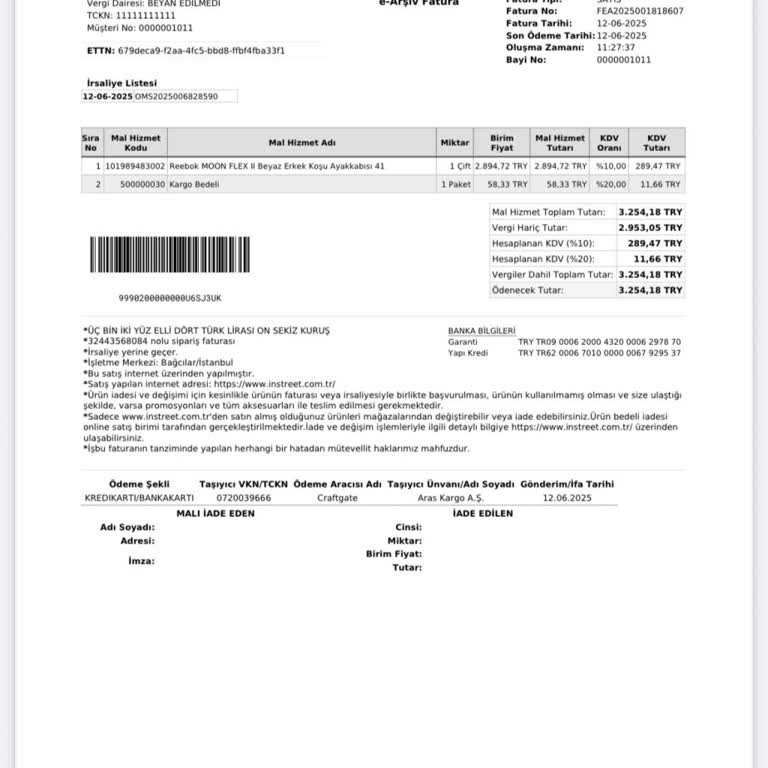 Kampanya Alışverişimde Bir Ayakkabım Gelmedi Ve Mağduriyetim Giderilmedi