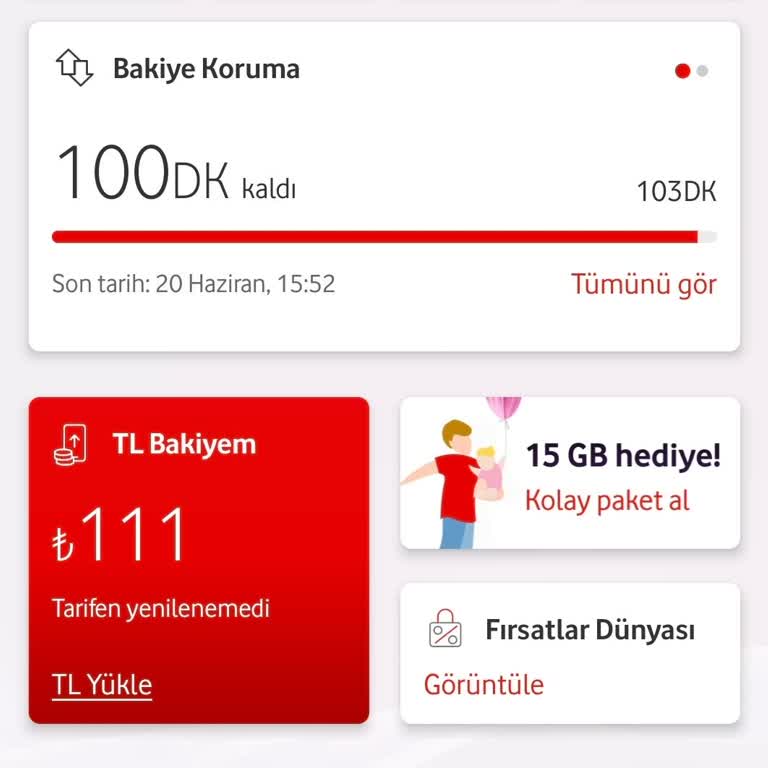 Vodafone İzinsiz Bakiye Koruma Paketi İle Paramı Kullandılar İade Alamıyorum