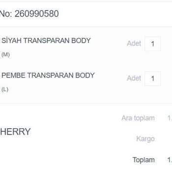 Wild Cherry Yanlış Beden Gönderildi, İade Talebime Dönüş Yapılmıyor