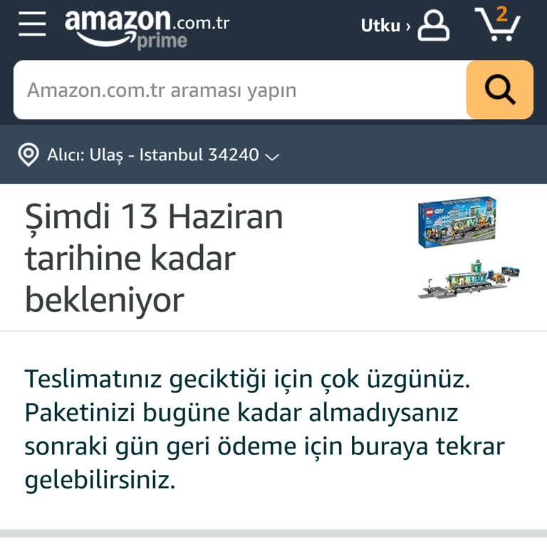Amazon Kargo Teslimatında Gecikme Ve Yetersiz Müşteri Hizmeti