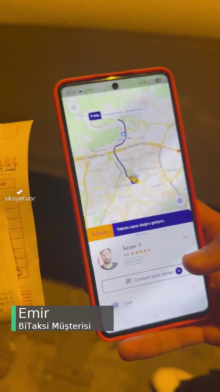 BiTaksi Yetersiz Uygulama videonun kapak resmi